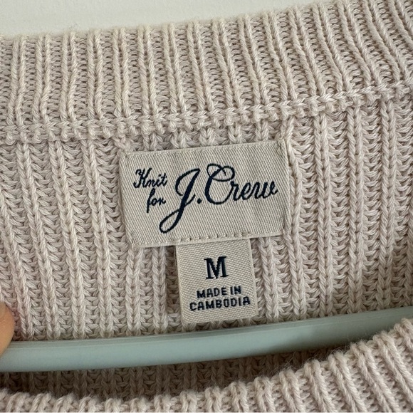 Knit by J Crew Men's Heritage cotton ribbed sweater M Fall 100% Cotton Timeless - Picture 4 of 9